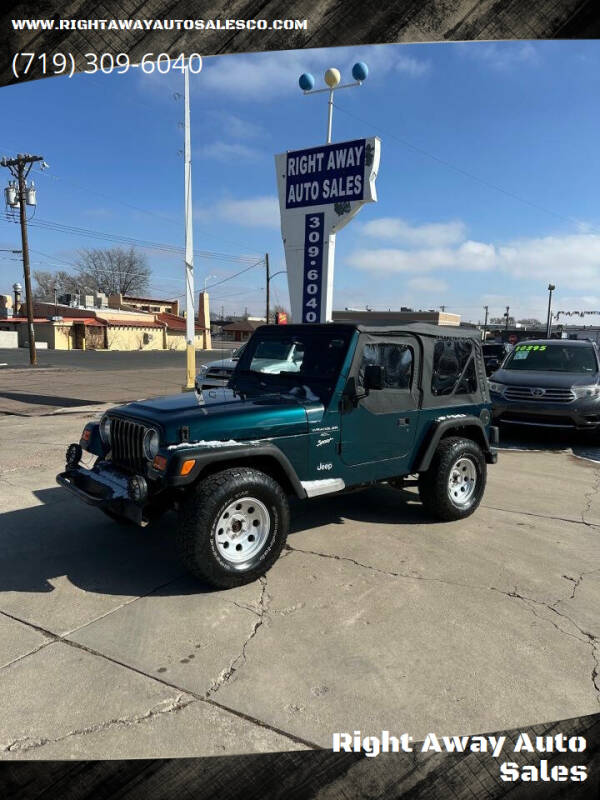 1997 Jeep Wrangler for sale at Right Away Auto Sales in Colorado Springs CO