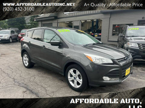 2015 Ford Escape for sale at AFFORDABLE AUTO, LLC in Green Bay WI