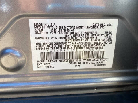 2015 Mitsubishi Outlander Sport