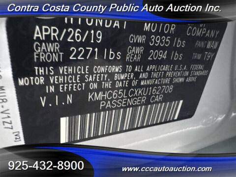 2019 Hyundai Ioniq Hybrid Blue