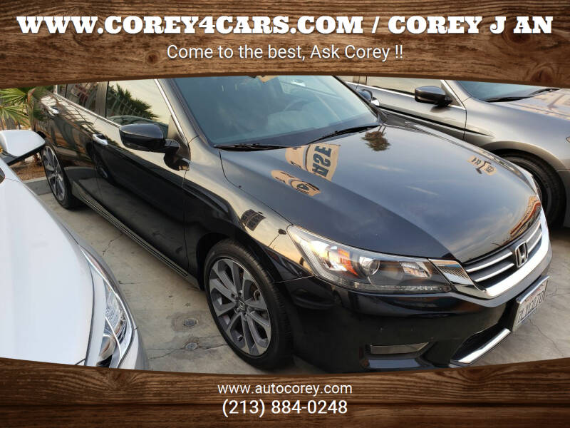 2015 Honda Accord for sale at WWW.COREY4CARS.COM / COREY J AN in Los Angeles CA