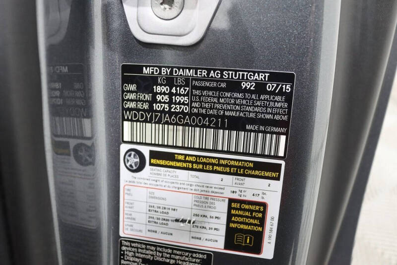 2016 Mercedes-Benz AMG GT S