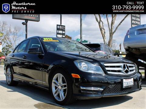 2013 Mercedes-Benz C-Class for sale at Hawthorne Motors Pre-Owned in Lawndale CA