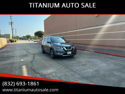 2018 Nissan Rogue for sale at TITANIUM AUTO SALE in Houston TX