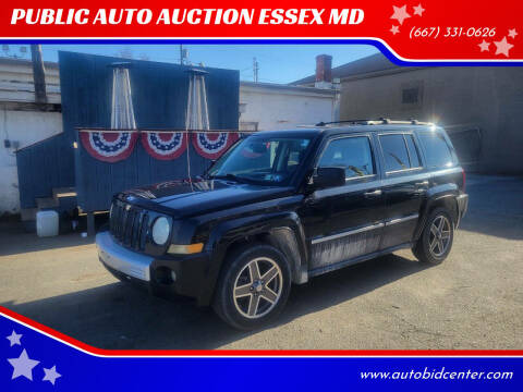 2008 Jeep Patriot for sale at PUBLIC AUTO AUCTION ESSEX MD in Essex MD