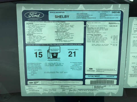 2007 Ford Shelby GT500