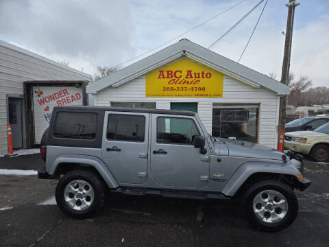 2013 Jeep Wrangler Unlimited for sale at ABC AUTO CLINIC CHUBBUCK in Chubbuck ID