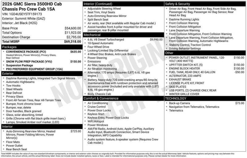 2026 GMC Sierra 3500HD