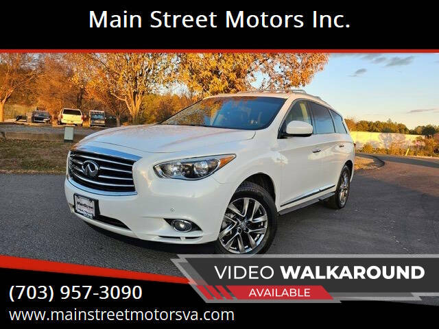 2014 Infiniti QX60 for sale at Main Street Motors Inc. in Chantilly VA