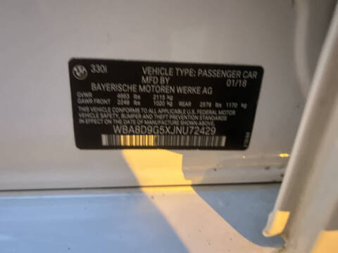 2018 BMW 3 Series 330i xDrive