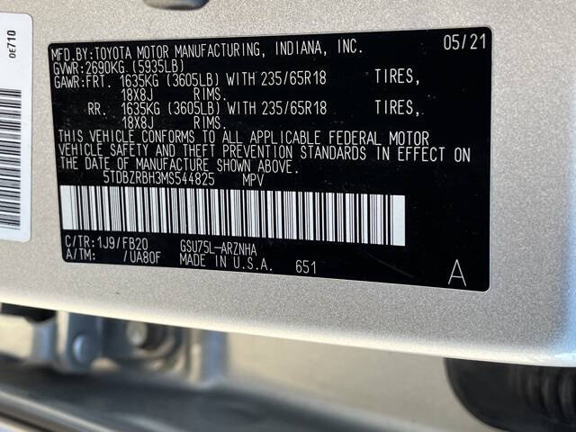 2021 Toyota Highlander LE