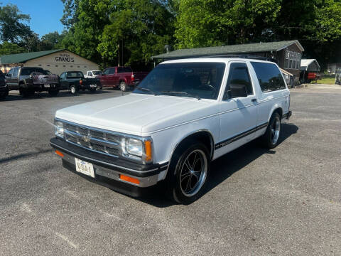 1993 Chevrolet S-10 Blazer for sale at DJ's Truck Sales Inc. in Cedartown GA