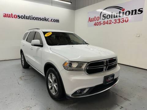 2014 Dodge Durango for sale at Auto Solutions in Warr Acres OK