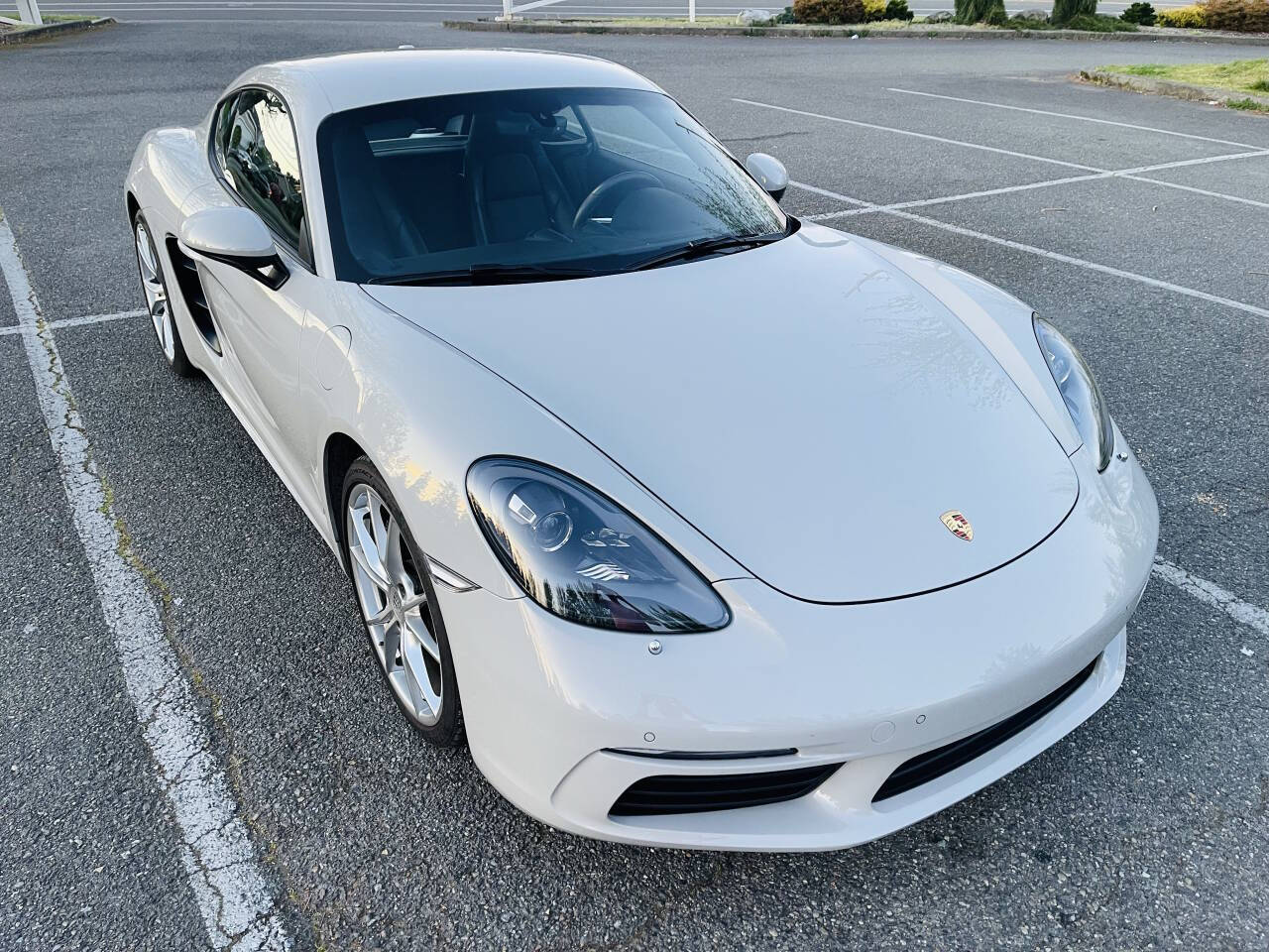 Gray 2018 Porsche 718 Cayman Base 2dr Coupe 1