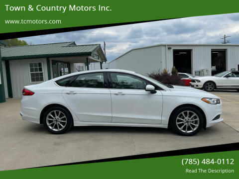 2017 Ford Fusion for sale at Town & Country Motors Inc. in Meriden KS