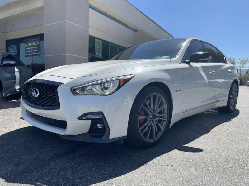 2018 Infiniti Q50 for sale at AutoHaus in Colton CA