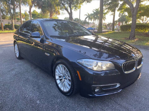 2016 BMW 5 Series for sale at DELRAY AUTO MALL in Delray Beach FL