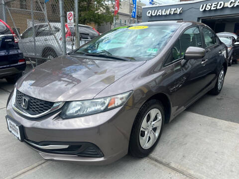 2015 Honda Civic for sale at DEALS ON WHEELS in Newark NJ