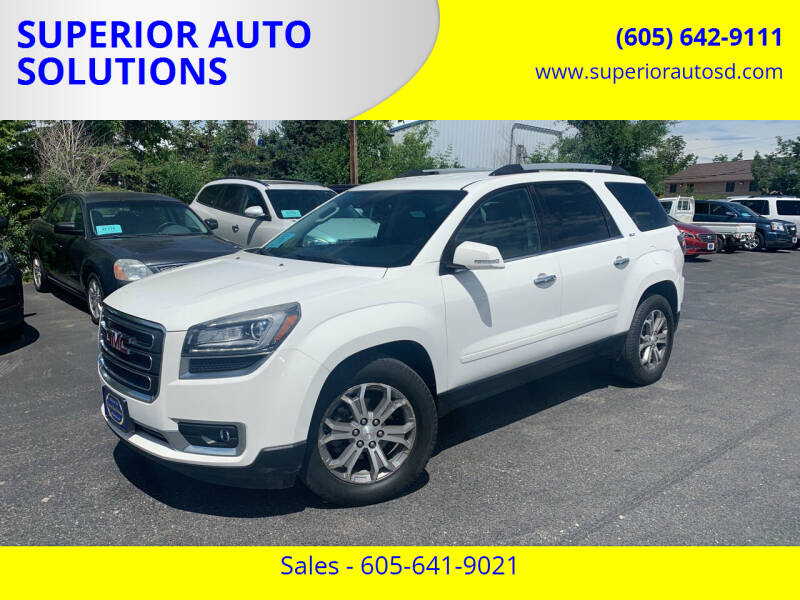 2015 GMC Acadia for sale at SUPERIOR AUTO SOLUTIONS in Spearfish SD