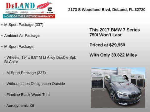 2017 BMW 7 Series 750i