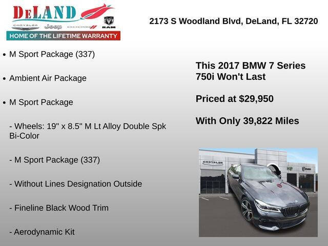 2017 BMW 7 Series 750i