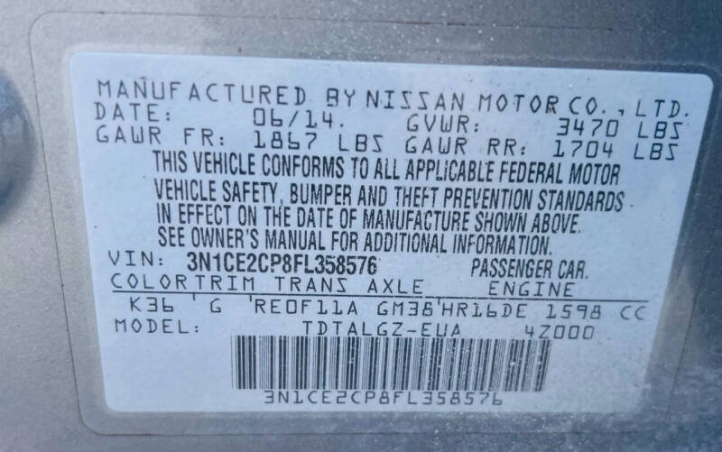 2015 Nissan Versa Note