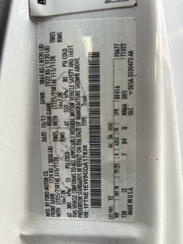 2012 Ford E-Series E-150