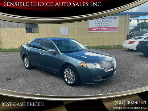 2011 Lincoln MKZ for sale at Sensible Choice Auto Sales, Inc. in Longwood FL