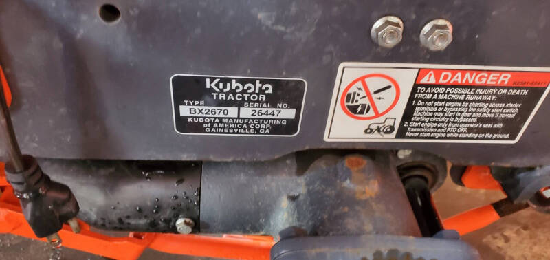 2019 Kubota bx2670