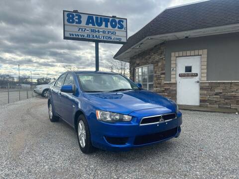 2009 Mitsubishi Lancer for sale at 83 Autos in York PA
