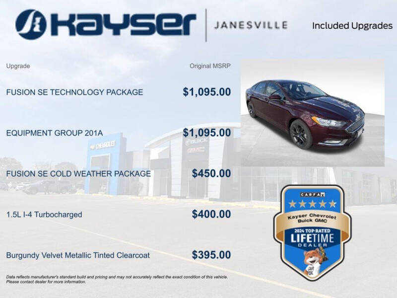 2018 Ford Fusion SE