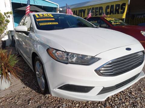 2018 Ford Fusion Hybrid for sale at AFFORDABLE AUTO SALES OF STUART in Stuart FL