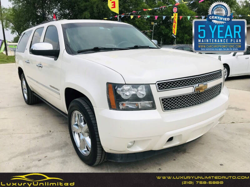 2011 Chevrolet Suburban for sale at LUXURY UNLIMITED AUTO SALES in San Antonio TX