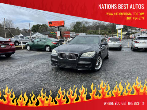 2015 BMW 7 Series for sale at Nations Best Autos in Decatur GA