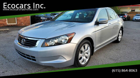 2009 Honda Accord for sale at Ecocars Inc. in Nashville TN