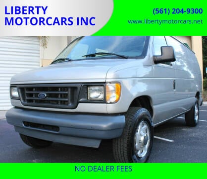 2003 Ford E-Series Cargo for sale at LIBERTY MOTORCARS INC in Royal Palm Beach FL