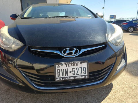 2016 Hyundai Elantra for sale at Auto Haus Imports in Grand Prairie TX