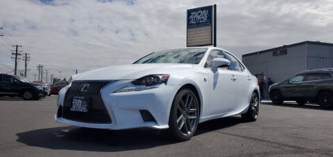 2014 Lexus IS 250 for sale at Zion Autos LLC in Pasco WA