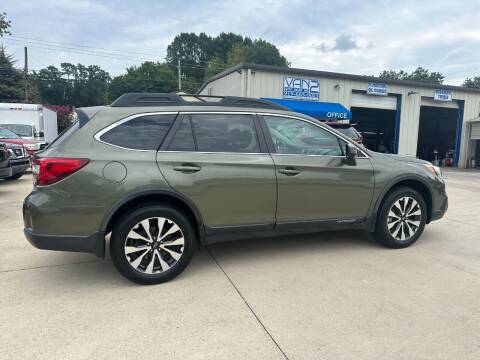 2015 Subaru Outback for sale at Van 2 Auto Sales Inc in Siler City NC