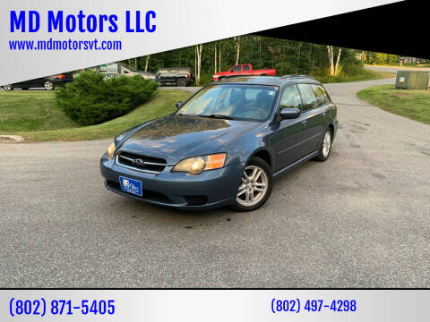 2005 Subaru Legacy for sale at MD Motors LLC in Williston VT