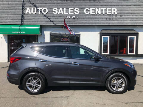 2018 Hyundai Santa Fe Sport for sale at Auto Sales Center Inc in Holyoke MA