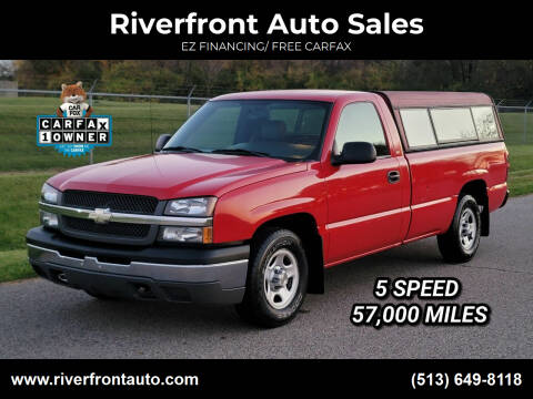 2004 Chevrolet Silverado 1500 for sale at Riverfront Auto Sales in Middletown OH