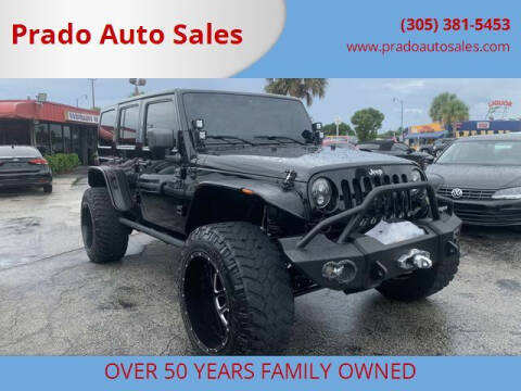 2013 Jeep Wrangler Unlimited for sale at Prado Auto Sales in Miami FL