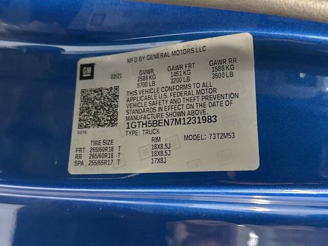 2021 GMC Canyon Elevation Standard