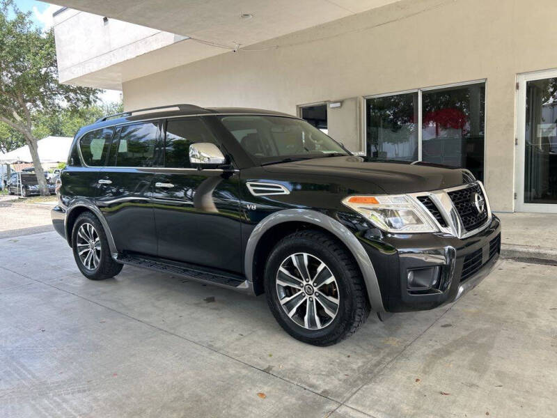 Used 2020 Nissan Armada SL with VIN JN8AY2NC8LX517025 for sale in Davie, FL