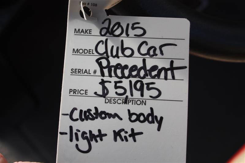 2015 Club Car Precedent