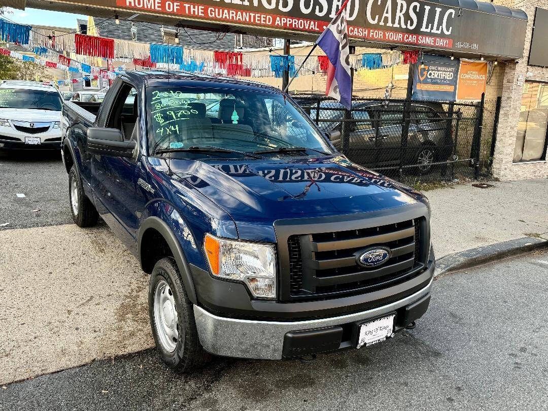 2012 Ford F-150 XLT 4x4 2dr Regular Cab Styleside 6.5 ft. SB - Blue exterior view 6