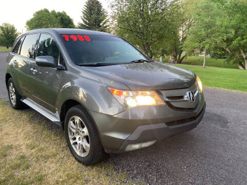 2007 Acura MDX for sale at BELOW BOOK AUTO SALES in Idaho Falls ID