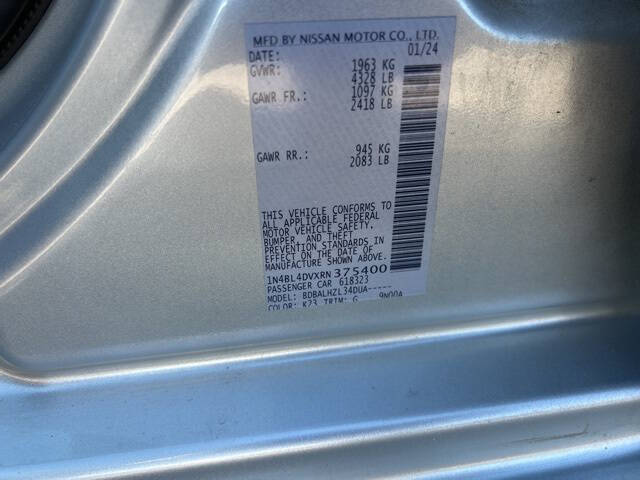 2024 Nissan Altima 2.5 SV