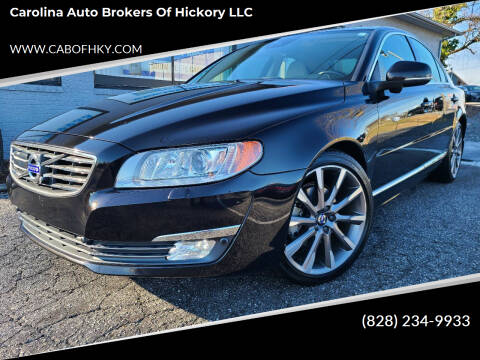 2016 Volvo S80 for sale at Carolina Auto Brokers of Hickory LLC in Newton NC